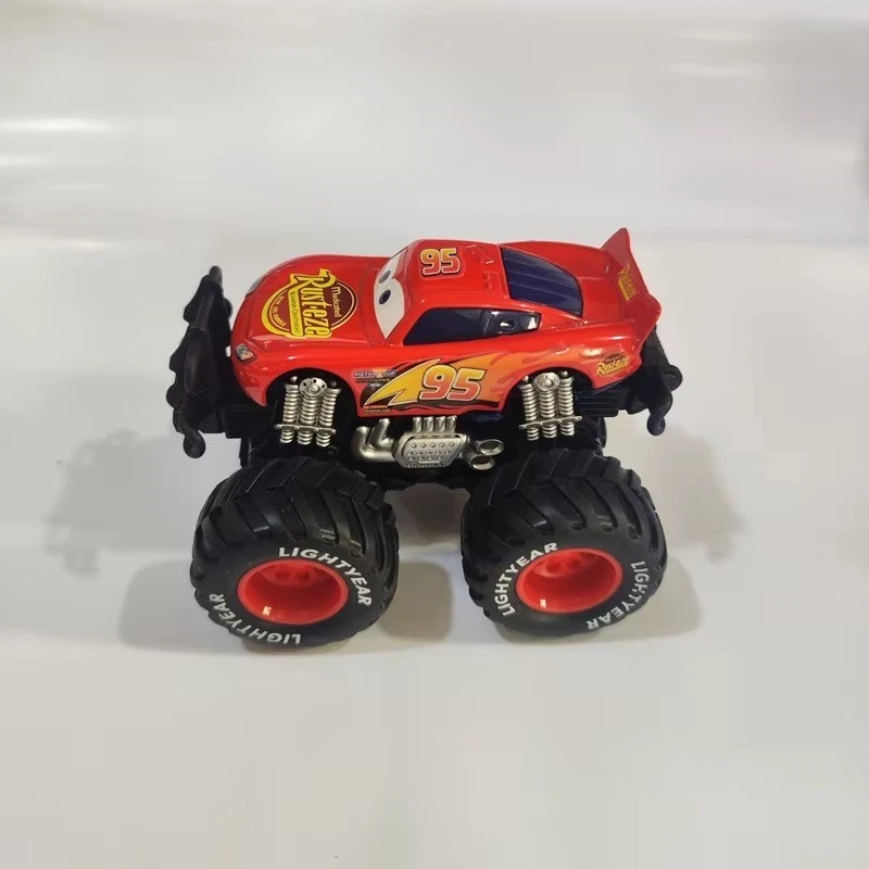 Disney Pixar Coches Juguete Rojo Rayo McQueen Modo Metal Monster Truck Niños Regalo Foto 2 de 4