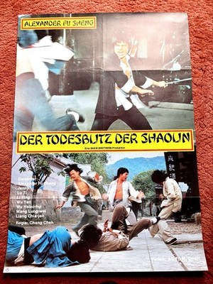 Der Todesblitz der Shaolin Kinoplakat Poster A1, Eastern, Chang Cheh, Fu Cheng
