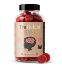 TruHeight Kids Brain Growth Gummies (Watermelon, Ages 2+) All Natural