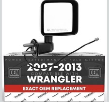 Passenger Side Mirror Replacement - Compatible with 2007-2013 Jeep Wrangler -...