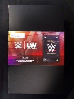 CM PUNK WWE WRESTLING UW UNDER WRAPS TURNBUCKLE SILVER #D 19/25 WITH COA