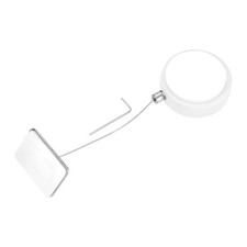 3.3ft Retractable Cable Security Lock with Square Patch Wrench 150 g White