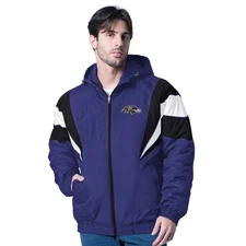Baltimore Ravens G-III Leader Polyfill Hooded Jacket