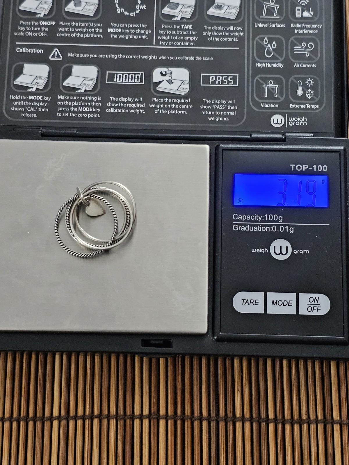 Sterling Silver Stackable Ring (Vintage) - image 7