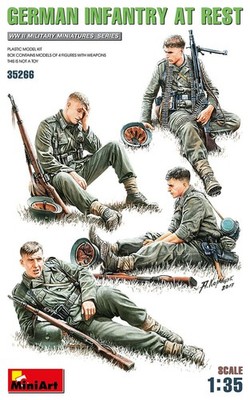 Miniart 35266 - 1:35 German Infantry at Rest - Neu