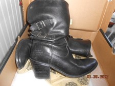 VTG HARLEY DAVIDSON WOMENS 8.5 MEDIUM NATCHEZ TALL WESTERN BOOTS
