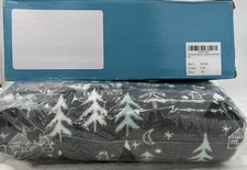 Alexander Del Rossa Women  s Robe Bathrobe 2XL Winter Wonderland Gray New