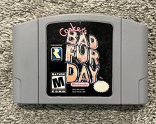N64 Conker's Bad Fur Day Tested & Works Nintendo 64 Authentic Cartridge Only