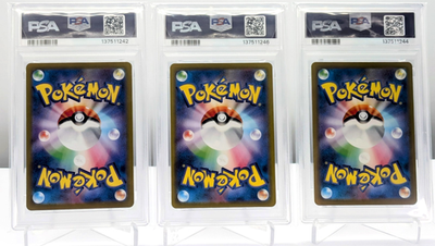 PSA 9 Bulbasaur Charmander Squirtle SET 166 168 170 Art Rare 2023