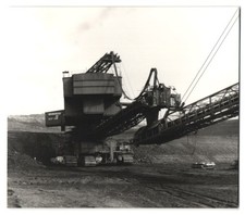 11 Fotografien Görlitz, Tagebau Berzdorf, Bergwerk, Abraumbagger, Förderanlagen 