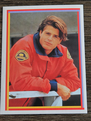 1993 Merlin Baywatch Stickers David Charvet as Matt Brody #78 NM    