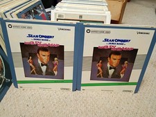 Never Say Never Again James Bond 007 Part 1  2 CED Videodisc Sean Connery VG