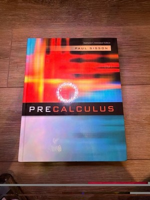 NWOT Precalculus Paul Sisson Hawkes Learning Systems Instructor Annotated IAE 
