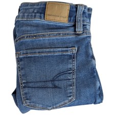American Eagle High Rise Skinny Kick Jeans Womens 0 Reg Bootcut Flare Stretch