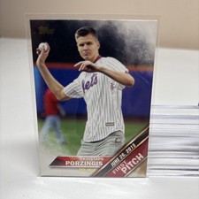 2016 Topps Series 1 First Pitch #FP8 Kristaps Porzingis New York Mets (PWE)