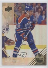 2013-14 Upper Deck Edmonton Oilers Rainbow Foil Craig Simpson #28 1x1