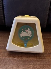 Vintage 1978 Fisher Price Turn and Learn Spinning Toy Activity Center WORKS.  B5