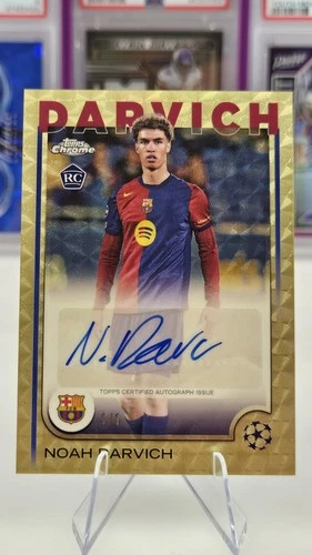 2024-25 Topps Chrome UEFA Rookie Auto Superfractor 1/1 Noah Darvich《Pristine》📈