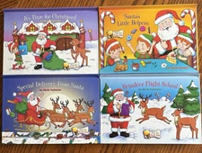 Set of 4 Pop-up Christmas Books by Michi Fujimoto 2002 *New Condition/Free Ship