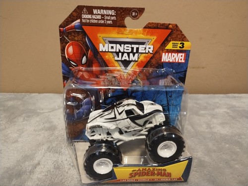Monster Jam Marvel The AMAZING SPIDER-MAN 1:64 Scale Series 3 Spin Master ~NEW - Picture 1 of 11