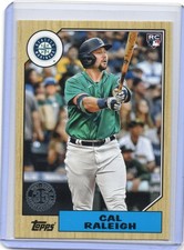 Cal Raleigh 2022 Topps Series 1 1987 Topps Baseball 35th Anniversary RC