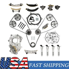 For EQUINOX CTS SRX 3.0 3.6L TIMING CHAIN KIT & WATER OIL PUMP + 4VVT CAM NEW