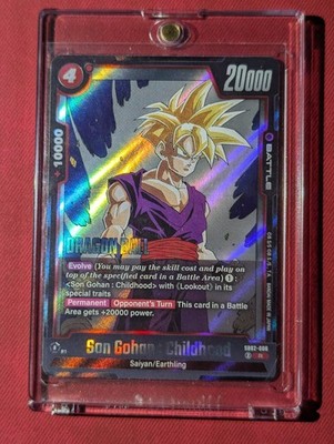 Son Gohan Childhood SB02-006 R Foil Dragon Ball Fusion World Manga Booster 02