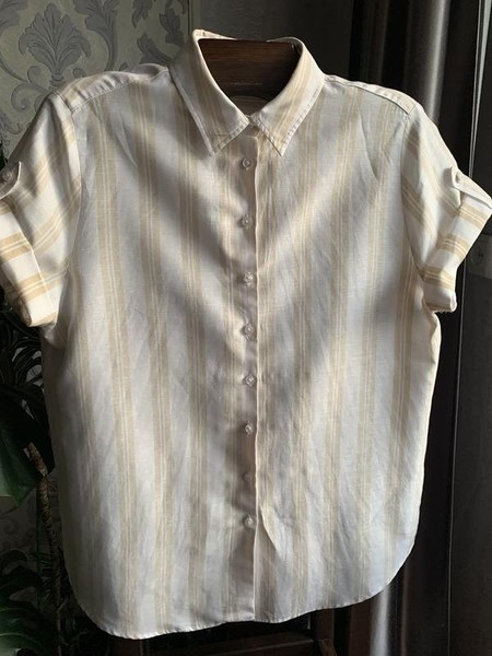 Women ETERNA Shirt White Cotton 42 / XL / 50 #3P0X
