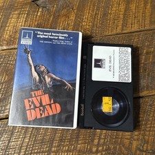 The Evil Dead - Betamax RARE Thorn EMI Video White Clamshell Case TXB 1979