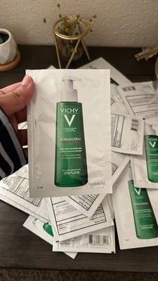 Vichy Normaderm Salicylic Acid Gel Cleanser Oil-Free Paraben-Free 0.23oz