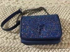 FIORELLI Blue Pewter Chain Crossbody Clutch E...