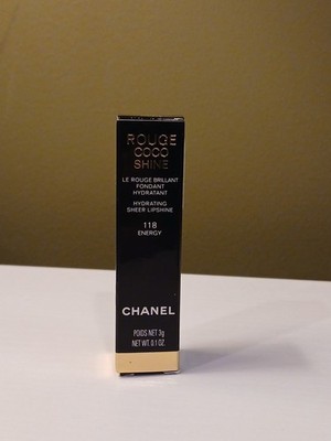 Chanel Rouge Coco Shine LIPSTICK #118 ENERGY