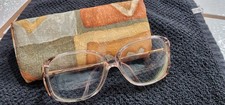 80s/90s Glasses With Rx Lens And Orange Case