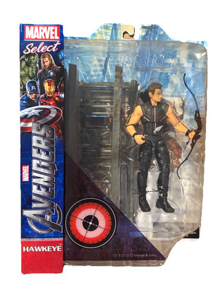 Diamond Select Marvel Hawkeye Avengers Movie Jeremy Renner Figure New Sealed