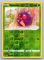 Venonat 001/195 Silver Tempest Reverse Holo