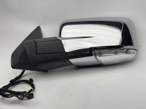2013-2018 Dodge Ram Driver Left mirror power heated turn signal Memory chrome
