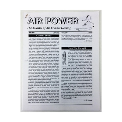 #ad #ad Air Power Air Power Ma #7 quot;From the Cockpit American Fighters Over Ko Mag VG $24.00
