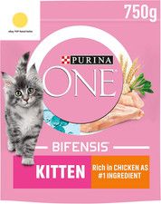 Kitten Chicken Dry Cat Food 750G (Pack of 4) 41.27 per kilo