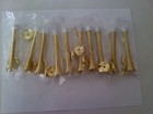 New Prime-Line Products 806390 4" Brass Plated Heavy Duty Flex Door Stop (10 Pk)