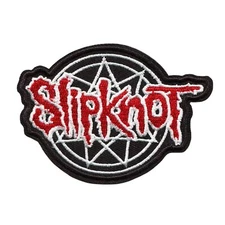 Slipknot Heavy Metal Band Logo Embroidered Iron-On Patch