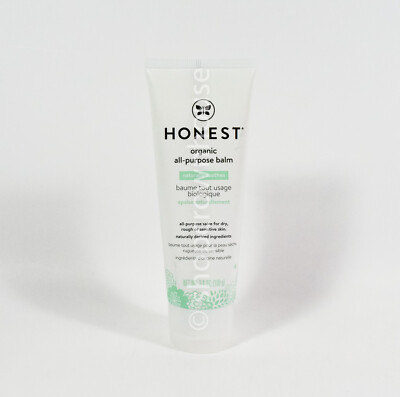 HONEST Organic All-Purpose Balm for Dry Skin Naturally Soothes 3.4 oz