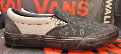 Vans x Cult Men's 7/Women's 8.5  BMX Slip On Black Grey Suede VN0A5JISN42