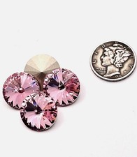 Light Rose F 12mm or 14mm Preciosa 1122 Rivoli Stones
