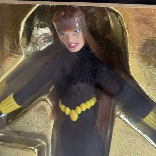 Vintage Marvel Black Widow 8" Actionfigur berühmte Cover-Serie Toy Biz Stoffanzug - Bild 4 von 12