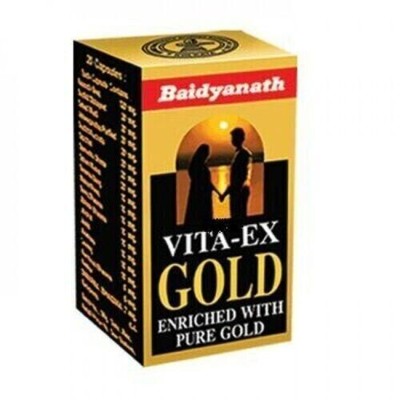 Baidyanath Vita-Ex Gold 20 Capsules For Men Vigor and Vitality Power Pack of 3