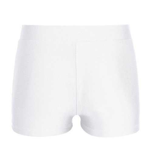 Kids Girls Workout Shorts Solid Color Athletic Strechy Danse Yoga Shorts Bottoms - Picture 41 of 45
