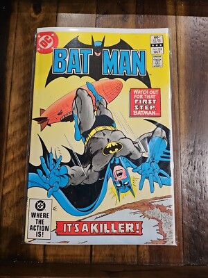 DC BATMAN ''IT'S A KILLER'' COMIC BOOK OCT. 1982 NO 352 Sealed For Protection 