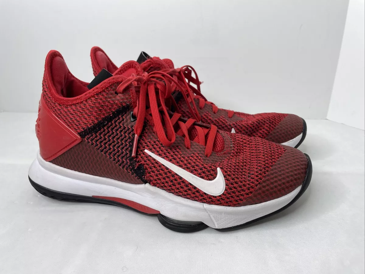 Nike lebron hotsell shoes red