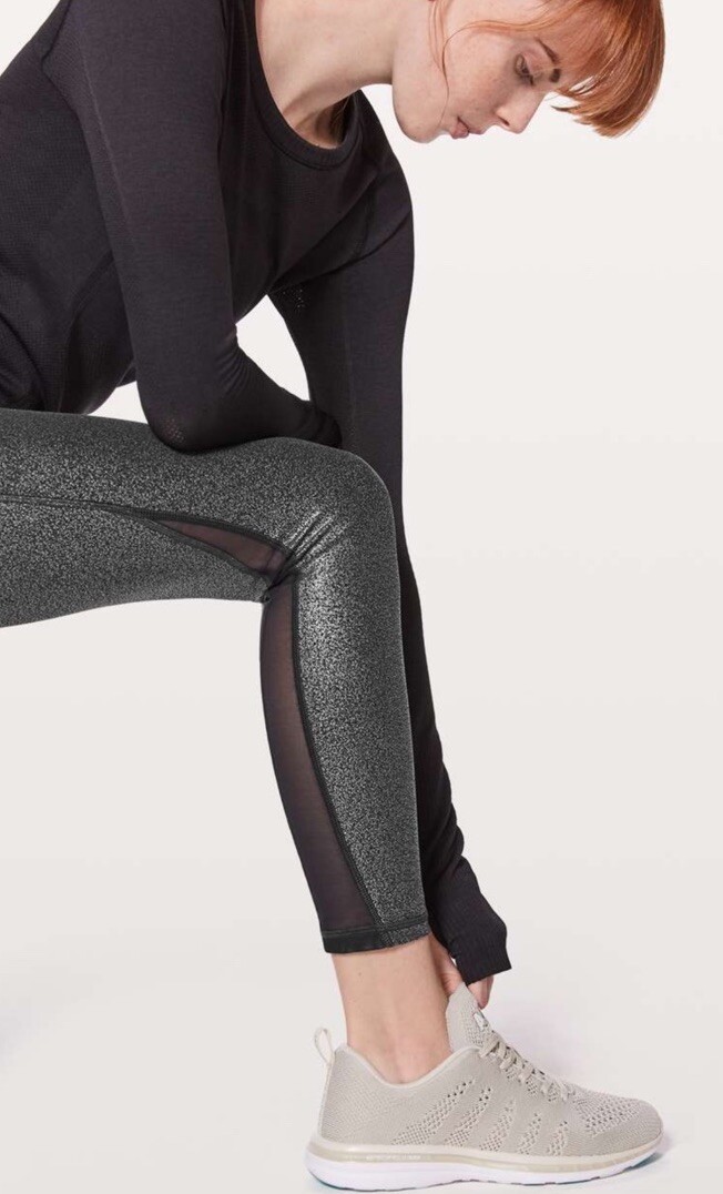 ALTRA LULULEMON TRAIN TIMES 7 8 PANTALONI PELLICOLA LUMINOSITÀ TAGLIA 4