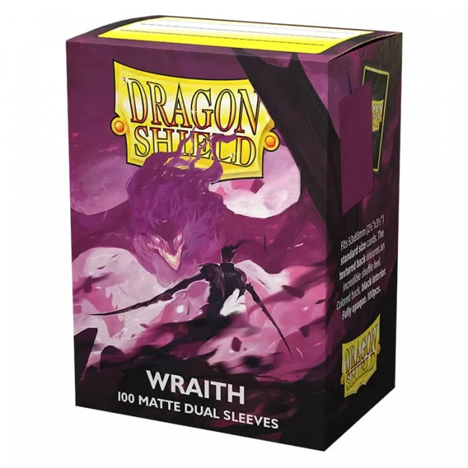 Dragon Shield Wraith 100 Matte Dual Sleeves NEW